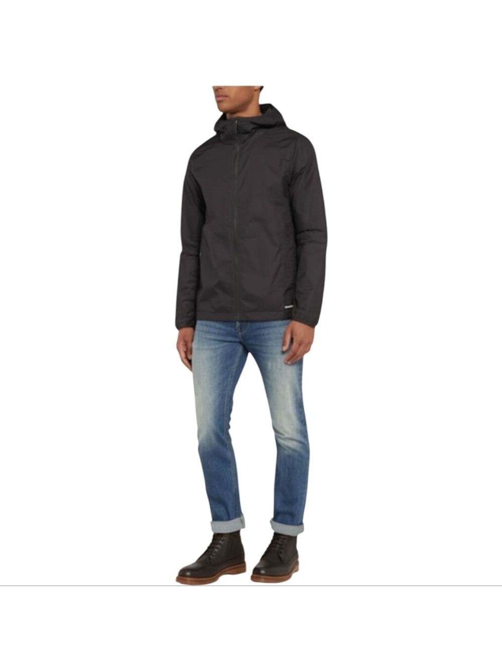 Mountain Warehouse Extreme Men's Black Windbreaker Jacket Size Medium Outdoors